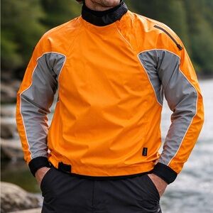 NRS Dry Top Kayak Jacket Waterproof Neoprene Gaskets Whitewater Safety Unisex